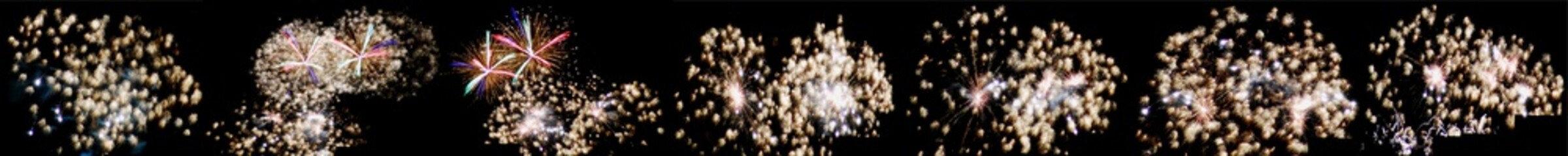 Berlin panoramic fireworks, Germany