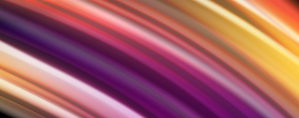 Flowing liquid colors - modern colorful flow poster. Wave liquid shapes. Art design for your design project