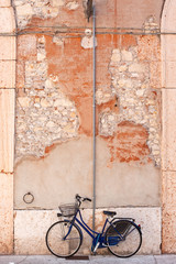 Fototapeta na wymiar Bicycle Verona Italy