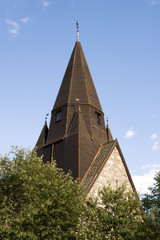 Church Vangskyrkja Voss Norway