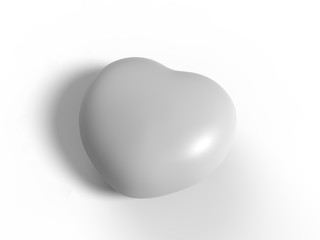 Blank Promotional Shape Stress Ball for branding. 3d render illustration.