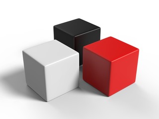 Blank Promotional Shape Stress Ball for branding. 3d render illustration.