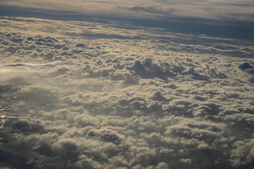 aerial view from plane