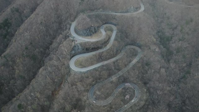 Aerial View Nikko いろは坂 奥日光 空撮風景 4k動画 ドローン撮影 Japan