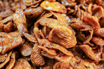 Thai Fried Cookie, Krongkrang krob recipe.