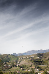roads and houses on the hillside
