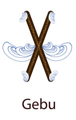 Runa Gebo. Vertical projection. Scandinavian.