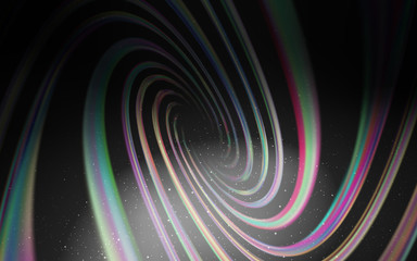 Dark Gray vector background with astronomical stars.