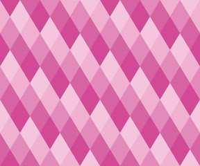 seamless background of diamonds in different shades of pink