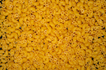 Pasta Background Close-Up Horns