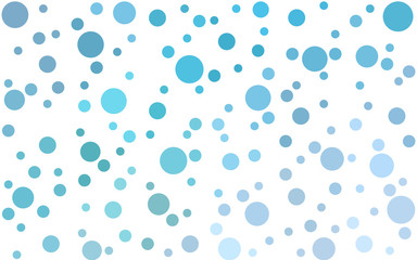 Light BLUE vector  backdrop with dots.