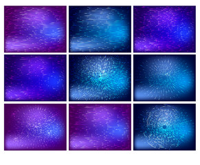 Firework bursting sparkle background set. Symbol festive, carnival, anniversary