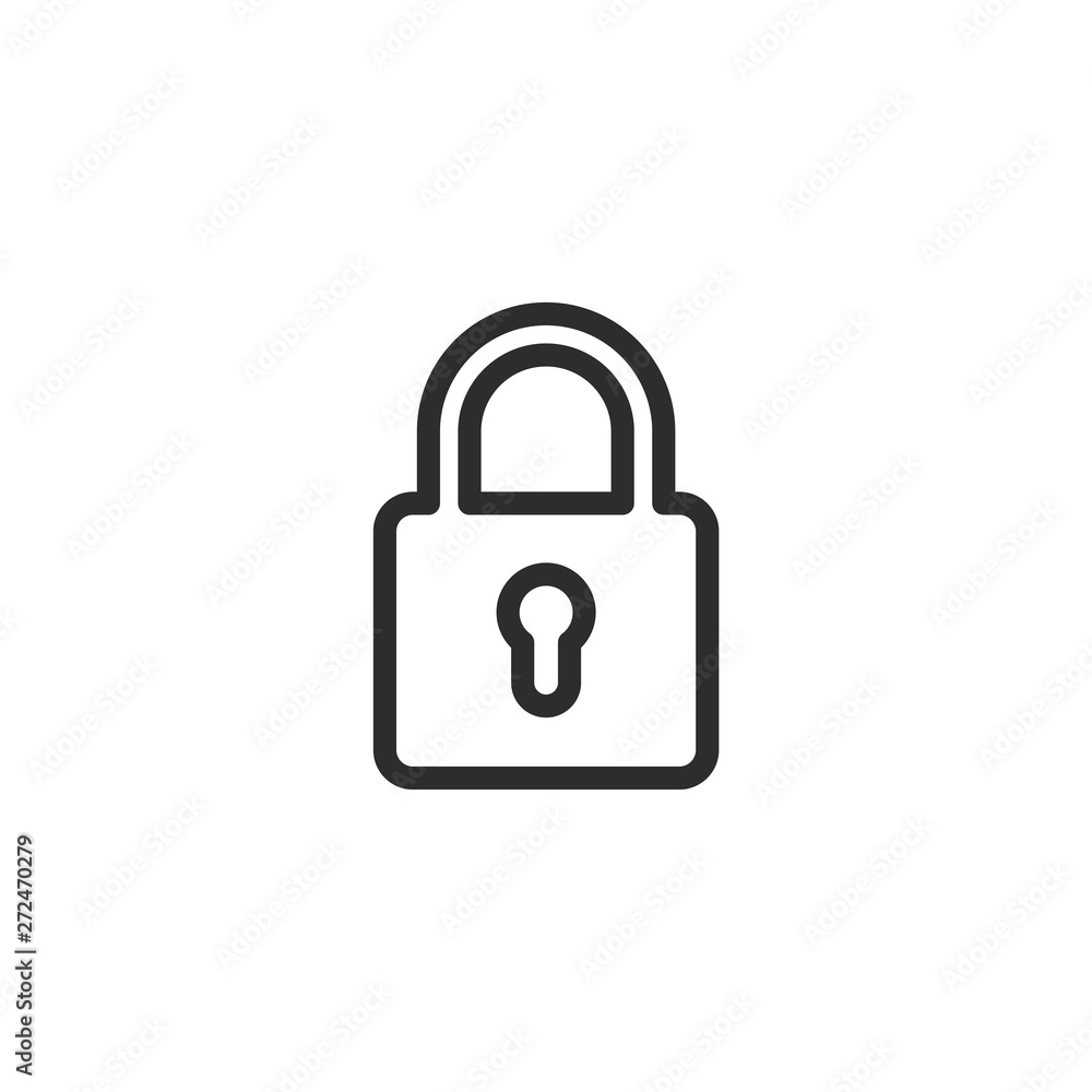 Aufkleber lock icon vector. encryption icon. lock icon in trendy flat style isolated. security symbol logo des