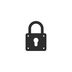 Lock icon vector. Encryption icon. Lock Icon in trendy flat style isolated. Security symbol logo design inspiration