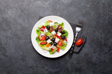 Greek salad plate