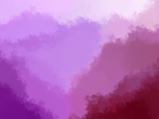 Colorful art lilac blurred background. Drawing paints on canvas.