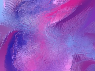 Artistic textural pink illustration. Drawing paints on canvas.
