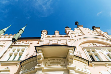 Facade of Bank Building