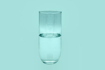 Half a glass of pure water