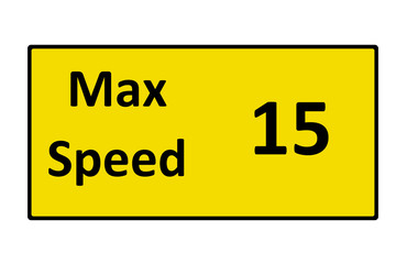 Blank traffic signs from illustrations