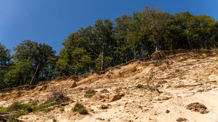 Abbruch der Steilk&uuml;ste bei G&ouml;hren auf R&uuml;gen