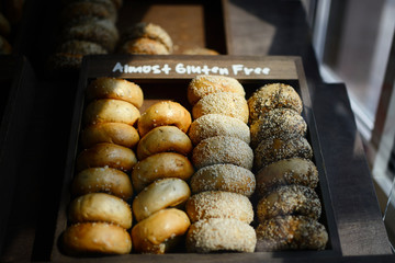 Almost gluten free bagels