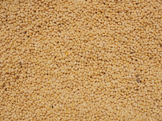 Yellow cereals on the market in Kochi, Kerala, India