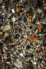 electronic components diodes transistors