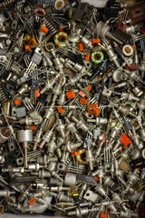 electronic components diodes transistors