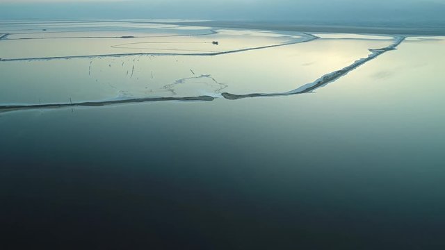 Morning aerial of mineral plantations at the Dead Sea. DJI_0035-03