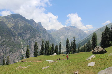 mountain landscape in the alps