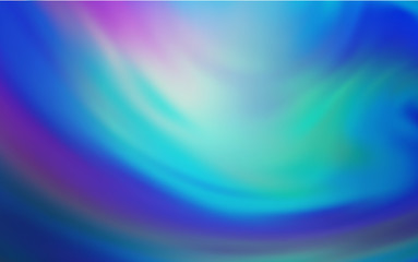 Light Pink, Blue vector blurred bright pattern.