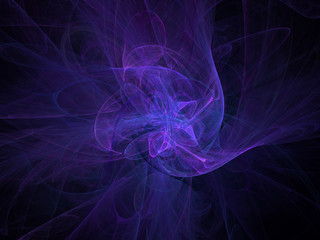 Concept of science and research. Cosmic fluctuations. Abstract 3d illustration.