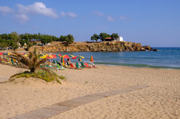 Naklejka premium Iguana Beach, Chania, Crete, Greece