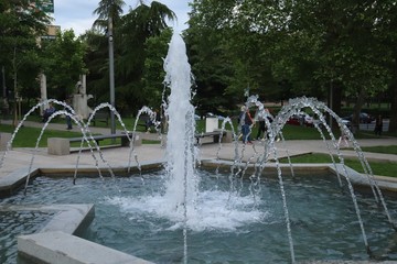 Fountain in the city park