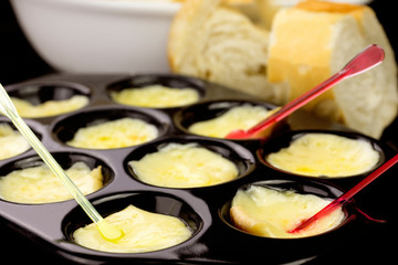 Melted Provolone chesse snacks