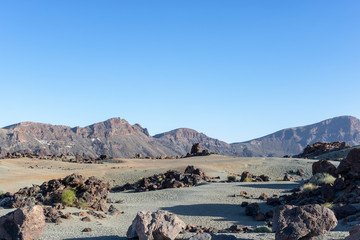 Landscape of El Teide National Park
