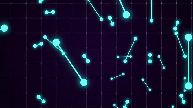 Animated DNA spira, motion graphic