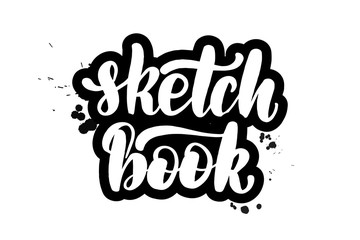 Obraz premium lettering sketch book