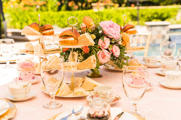 festive table setting