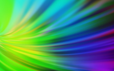 Light Multicolor vector blurred shine abstract texture.