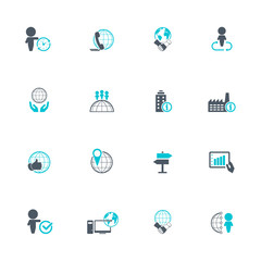 Business icon set 