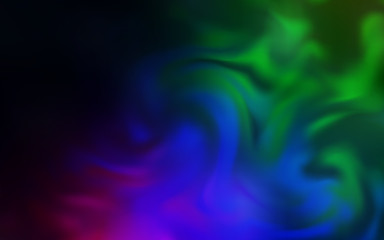 Dark Multicolor vector blurred and colored pattern.