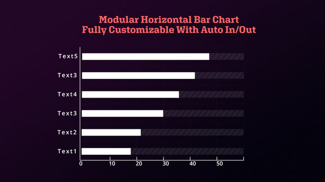 Infographic Horizontal Bar Chart