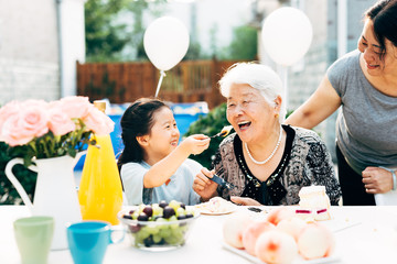 Grandmother's birthday party