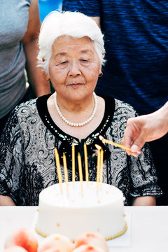 Grandmother's birthday party