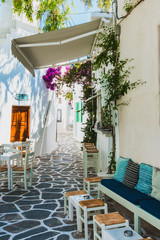 Altstadt von Naoussa in Griechenland auf Paros