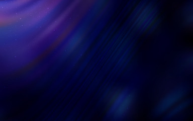 Dark Purple, Pink vector background with astronomical stars.