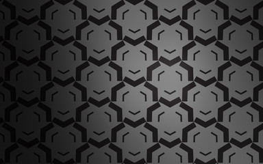 Light Gray vector background with bent lines.
