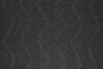 Dark gray knitted texture.